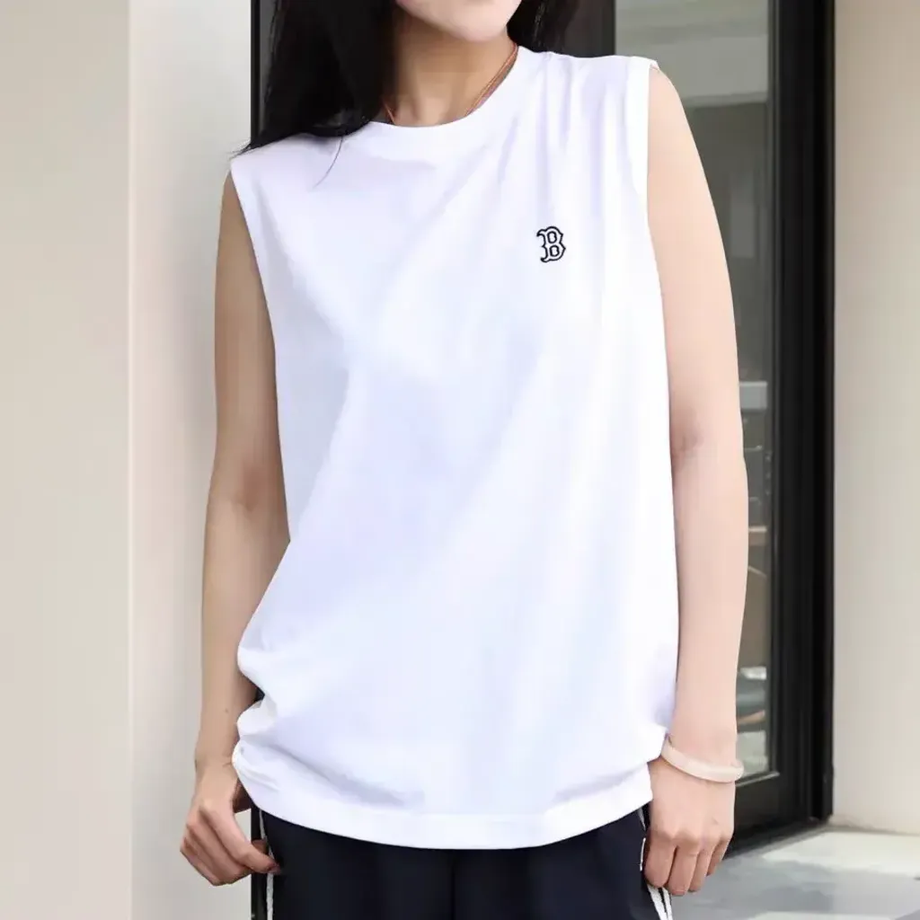 JuzBeauty_JuzBeautyMalaysia_JuzPretty_Authentic_Kbeauty_Malaysia_Skin_Care_Cosmetics_K-beauty_Health_Care_korean_streetwear_MLB Basic Small Logo Sleeveless T-Shirt Tee 3ATOB0163 上衣8