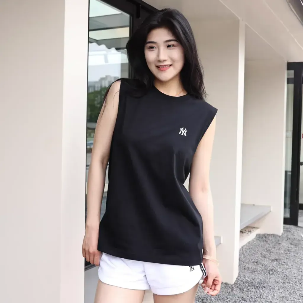 JuzBeauty_JuzBeautyMalaysia_JuzPretty_Authentic_Kbeauty_Malaysia_Skin_Care_Cosmetics_K-beauty_Health_Care_korean_streetwear_MLB Basic Small Logo Sleeveless T-Shirt Tee 3ATOB0163 上衣7