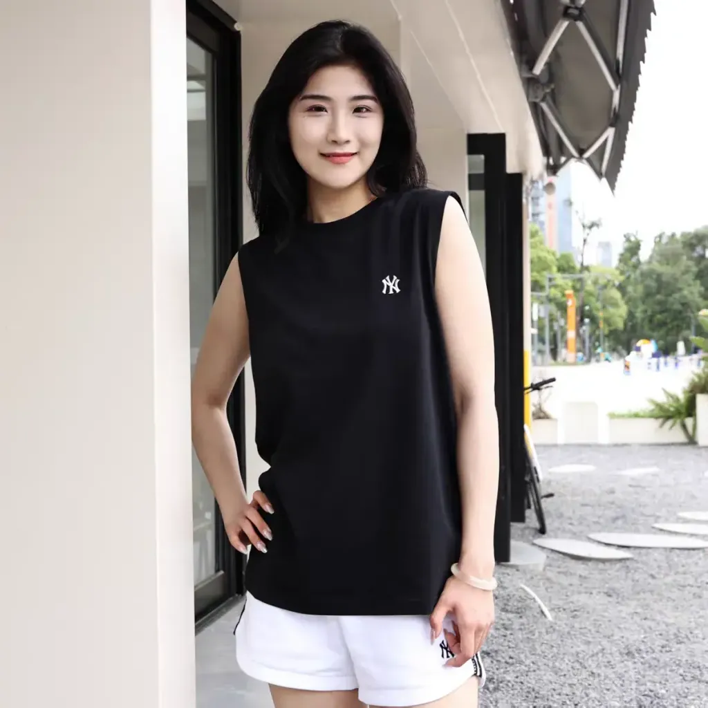 JuzBeauty_JuzBeautyMalaysia_JuzPretty_Authentic_Kbeauty_Malaysia_Skin_Care_Cosmetics_K-beauty_Health_Care_korean_streetwear_MLB Basic Small Logo Sleeveless T-Shirt Tee 3ATOB0163 上衣6