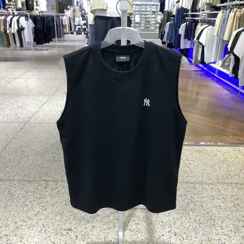 JuzBeauty_JuzBeautyMalaysia_JuzPretty_Authentic_Kbeauty_Malaysia_Skin_Care_Cosmetics_K-beauty_Health_Care_korean_streetwear_MLB Basic Small Logo Sleeveless T-Shirt Tee 3ATOB0163 上衣9