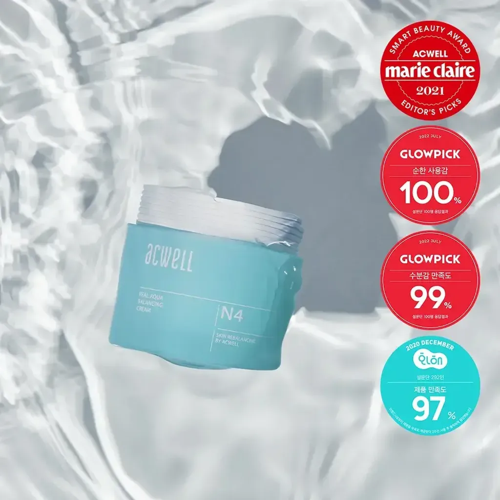 JuzBeauty_JuzBeautyMalaysia_JuzPretty_Authentic_Kbeauty_Malaysia_Skin_Care_Cosmetics_Jbeauty_Health_Care_korean_streetwear_acwell N4 Aqua Clinity Cream No4 面霜