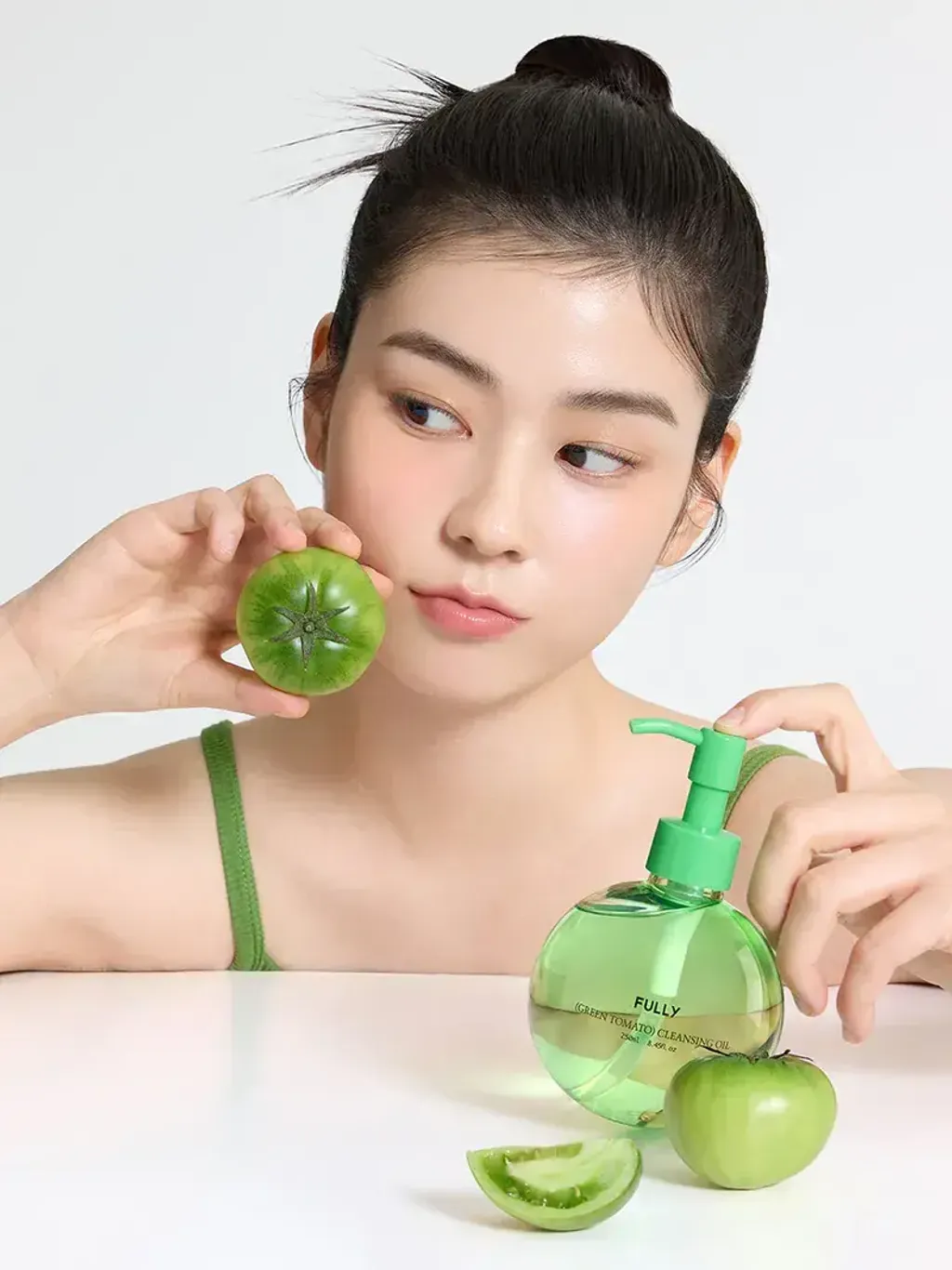 JuzBeauty_JuzBeautyMalaysia_JuzPretty_Authentic_Kbeauty_Malaysia_Skin_Care_Cosmetics_K-beauty_Health_Care_korean_streetwear_FULLY Green Tomato Cleansing Oil 绿番茄卸妆油5