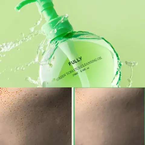 JuzBeauty_JuzBeautyMalaysia_JuzPretty_Authentic_Kbeauty_Malaysia_Skin_Care_Cosmetics_K-beauty_Health_Care_korean_streetwear_FULLY Green Tomato Cleansing Oil 绿番茄卸妆油