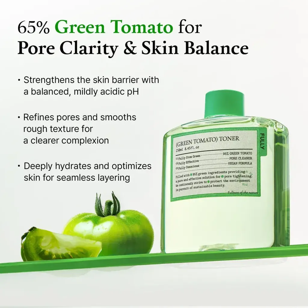 JuzBeauty_JuzBeautyMalaysia_JuzPretty_Authentic_Kbeauty_Malaysia_Skin_Care_Cosmetics_K-beauty_Health_Care_korean_streetwear_FULLY Green Tomato Toner 绿番茄爽肤水2