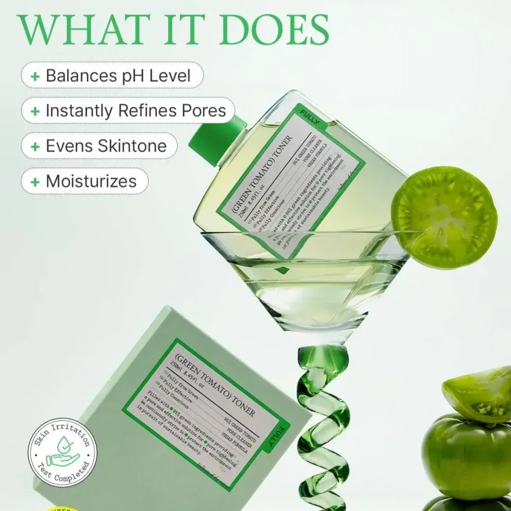 JuzBeauty_JuzBeautyMalaysia_JuzPretty_Authentic_Kbeauty_Malaysia_Skin_Care_Cosmetics_K-beauty_Health_Care_korean_streetwear_FULLY Green Tomato Toner 绿番茄爽肤水11