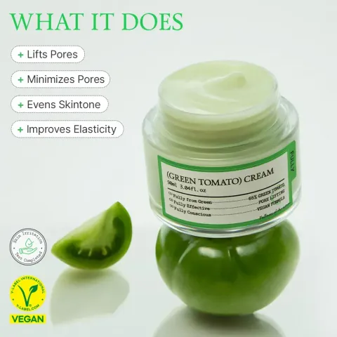 JuzBeauty_JuzBeautyMalaysia_JuzPretty_Authentic_Kbeauty_Malaysia_Skin_Care_Cosmetics_K-beauty_Health_Care_korean_streetwear_FULLY Green Tomato Cream 绿番茄面霜5