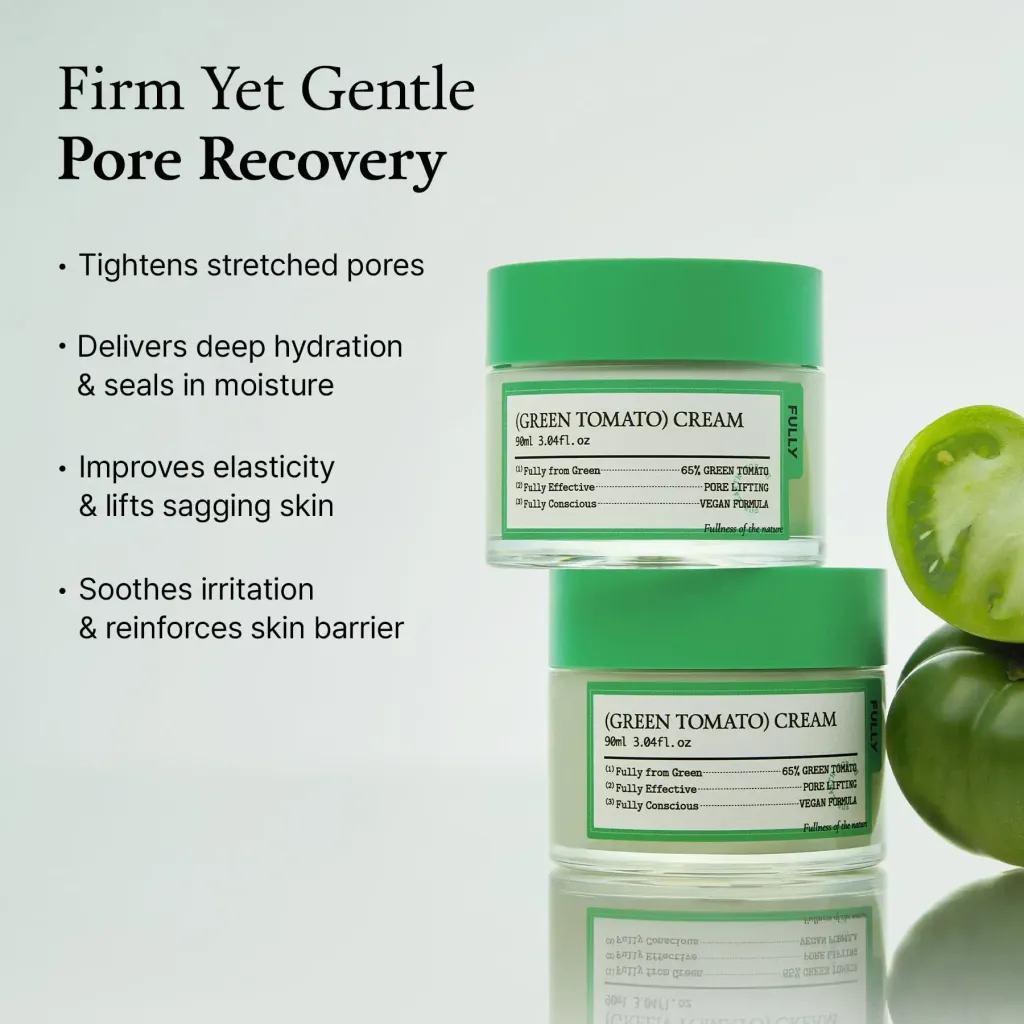 JuzBeauty_JuzBeautyMalaysia_JuzPretty_Authentic_Kbeauty_Malaysia_Skin_Care_Cosmetics_K-beauty_Health_Care_korean_streetwear_FULLY Green Tomato Cream 绿番茄面霜1