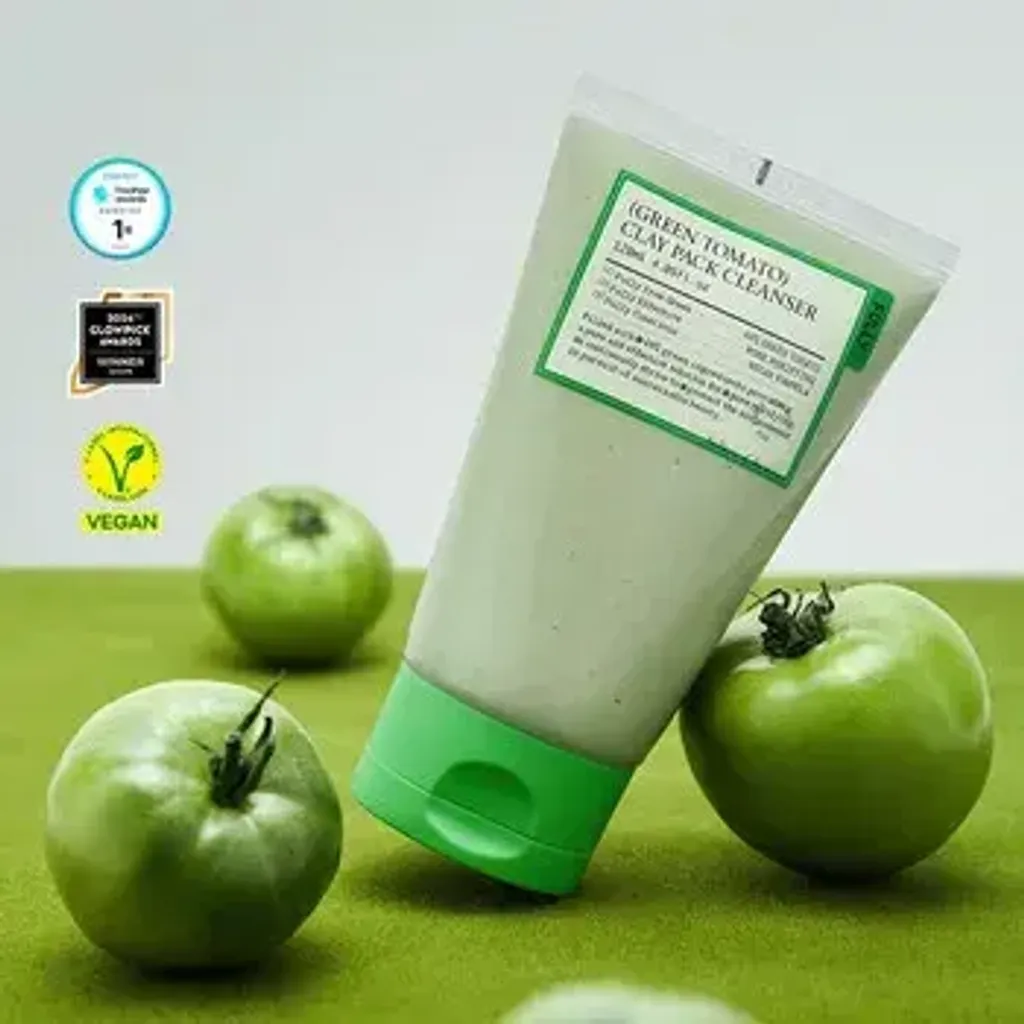 JuzBeauty_JuzBeautyMalaysia_JuzPretty_Authentic_Kbeauty_Malaysia_Skin_Care_Cosmetics_K-beauty_Health_Care_korean_streetwear_FULLY Green Tomato Clay Pack Cleanser 绿番茄洁肤泥膜5