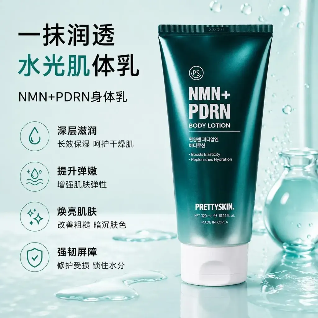 JuzBeauty_JuzBeautyMalaysia_JuzPretty_Authentic_Kbeauty_Malaysia_Skin_Care_Cosmetics_K-beauty_Health_Care_korean_streetwear_PRETTYSKIN NMN+ PDRN Body Lotion PRETTY SKIN 身体乳2