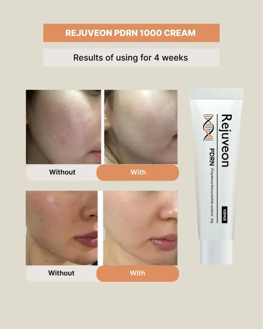 JuzBeauty_JuzBeautyMalaysia_JuzPretty_Authentic_Kbeauty_Malaysia_Skin_Care_Cosmetics_K-beauty_Health_Care_korean_streetwear_REJUVEON PDRN 1000 Plus Cream 全效修复面霜6