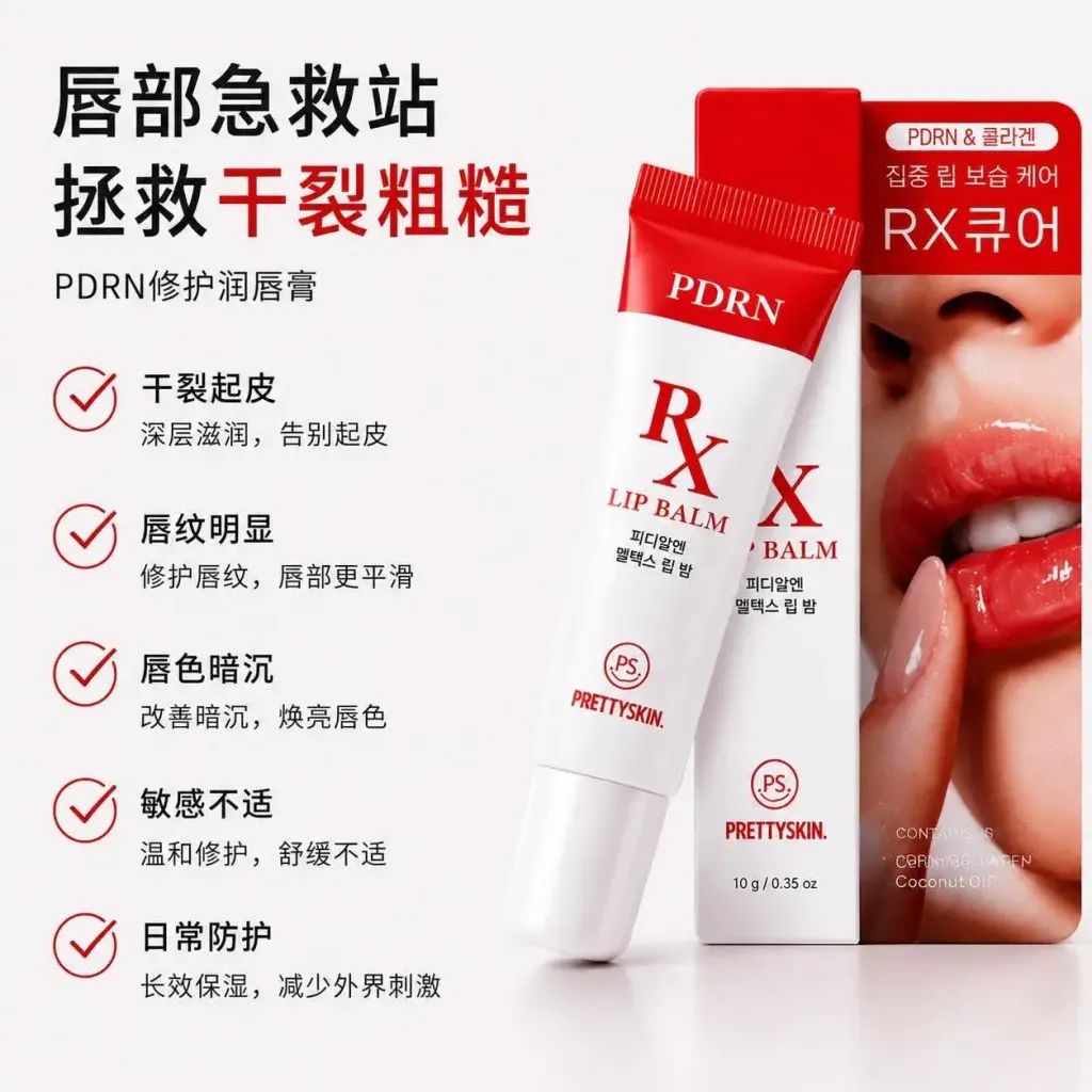 JuzBeauty_JuzBeautyMalaysia_JuzPretty_Authentic_Kbeauty_Malaysia_Skin_Care_Cosmetics_K-beauty_Health_Care_korean_streetwear_PRETTYSKIN PDRN RX Lip Balm 修护润唇膏4