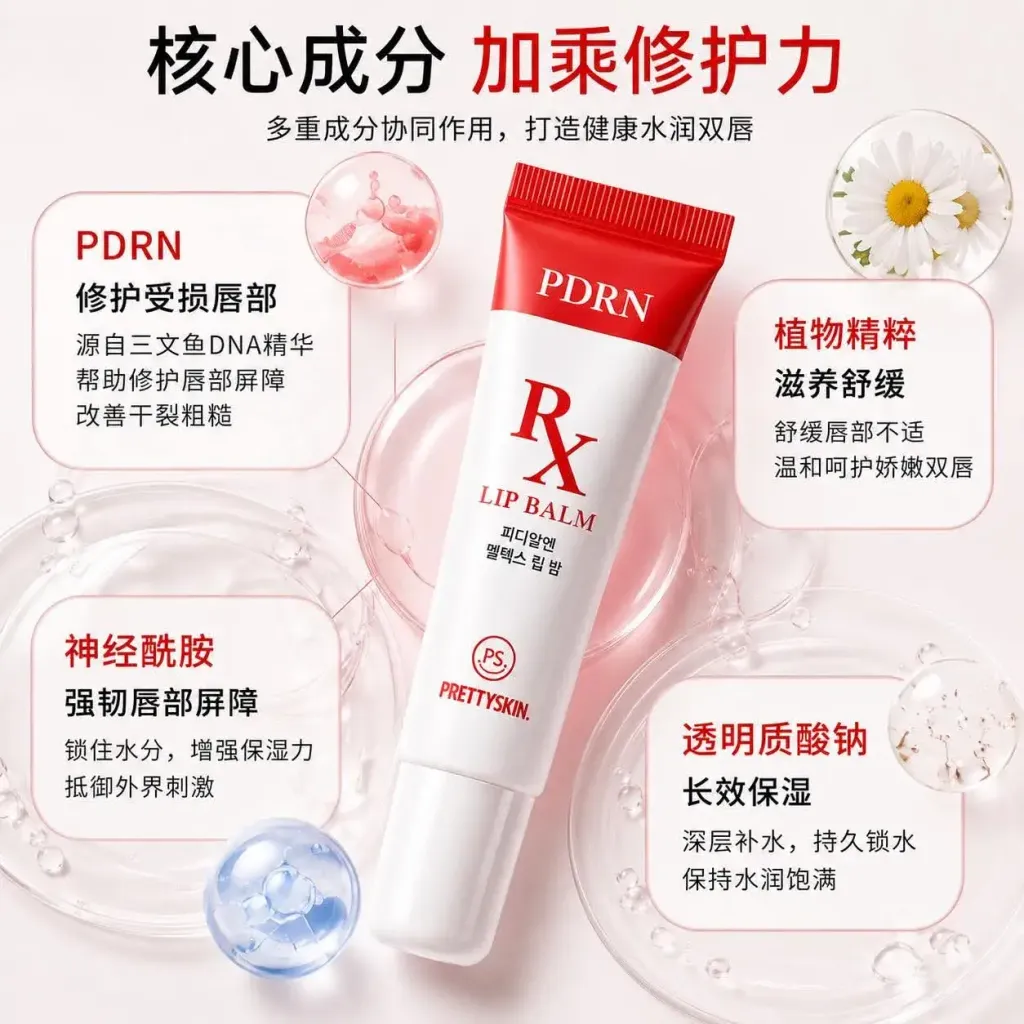 JuzBeauty_JuzBeautyMalaysia_JuzPretty_Authentic_Kbeauty_Malaysia_Skin_Care_Cosmetics_K-beauty_Health_Care_korean_streetwear_PRETTYSKIN PDRN RX Lip Balm 修护润唇膏5