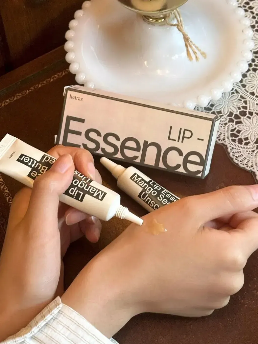 JuzBeauty_JuzBeautyMalaysia_JuzPretty_Authentic_Kbeauty_Malaysia_Skin_Care_Cosmetics_K-beauty_Health_Care_korean_streetwear_HETRAS Mango Seed Butter Lip Essence 芒果籽水光润唇精华8