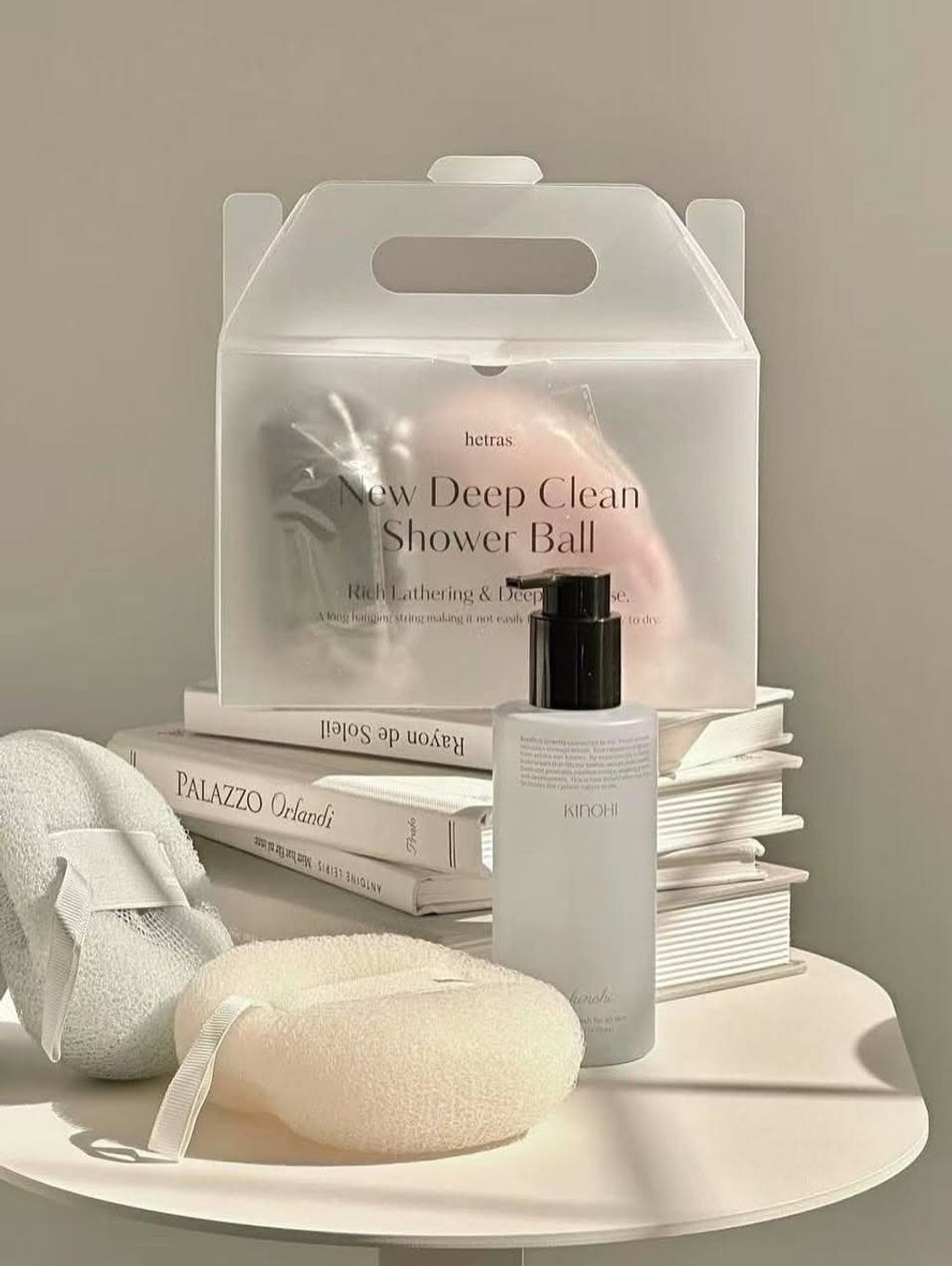 JuzBeauty_JuzBeautyMalaysia_JuzPretty_Authentic_Kbeauty_Malaysia_Skin_Care_Cosmetics_K-beauty_Health_Care_korean_streetwear_HETRAS New Deep Clean Shower Ball 4-Piece Gift Set 沐浴球套组4粒装5