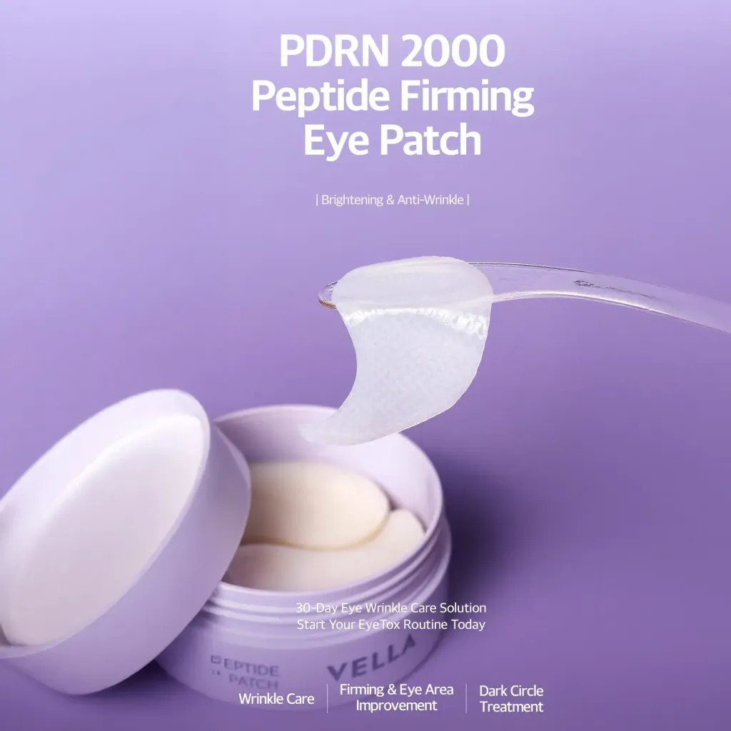 JuzBeauty_JuzBeautyMalaysia_JuzPretty_Authentic_Kbeauty_Malaysia_Skin_Care_Cosmetics_K-beauty_Health_Care_korean_streetwear_VELLA PDRN 2000 Peptide Firming Eye Patch 胜肽紧致眼膜1