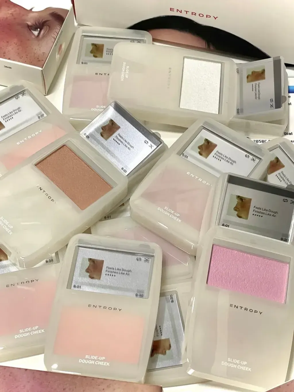 JuzBeauty_JuzBeautyMalaysia_JuzPretty_Authentic_Kbeauty_Malaysia_Skin_Care_Cosmetics_K-beauty_Health_Care_korean_streetwear_ENTROPY Slide Up Dough Cheek MP3果冻腮红霜9