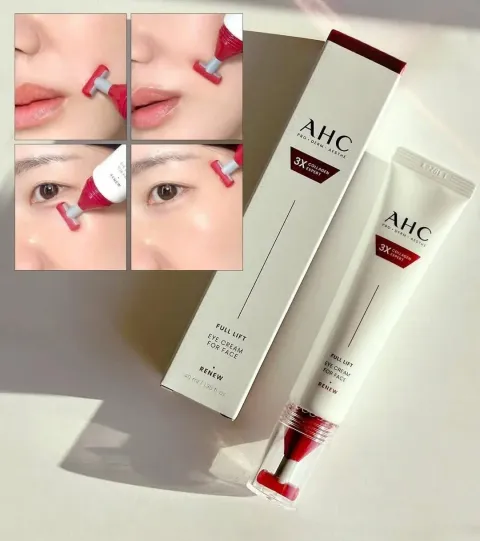 JuzBeauty_JuzBeautyMalaysia_JuzPretty_Authentic_Kbeauty_Malaysia_Skin_Care_Cosmetics_K-beauty_Health_Care_korean_streetwear_AHC 14th Gen 4D 3X Collagen Expert Ampoule Eye Cream 胶原全脸按摩紧致眼霜2