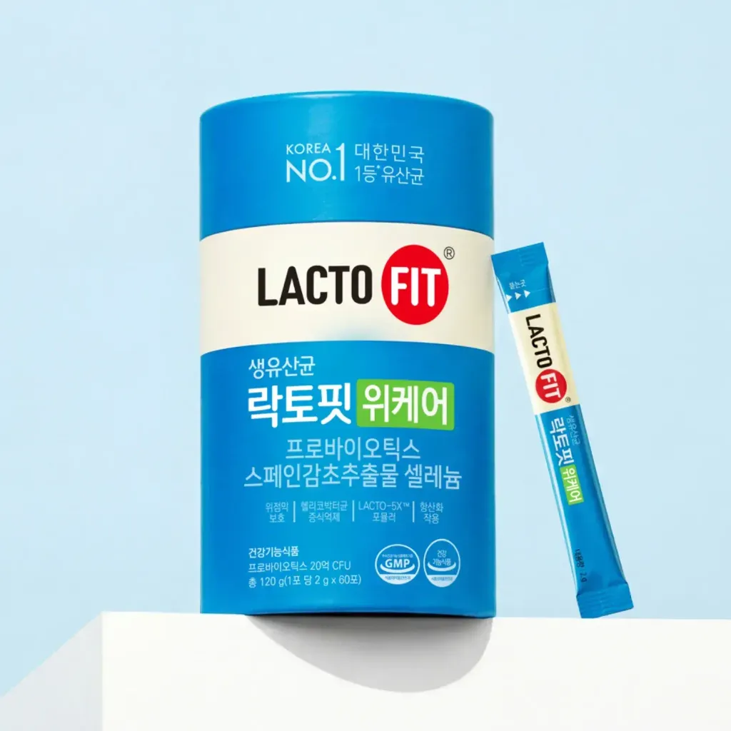 JuzBeauty_JuzBeautyMalaysia_JuzPretty_Authentic_Kbeauty_Malaysia_Skin_Care_Cosmetics_K-beauty_Health_Care_korean_streetwear_LACTO-FIT We Care Dual Stomach & Gut Probiotics LACTOFIT 双效护胃益生菌13