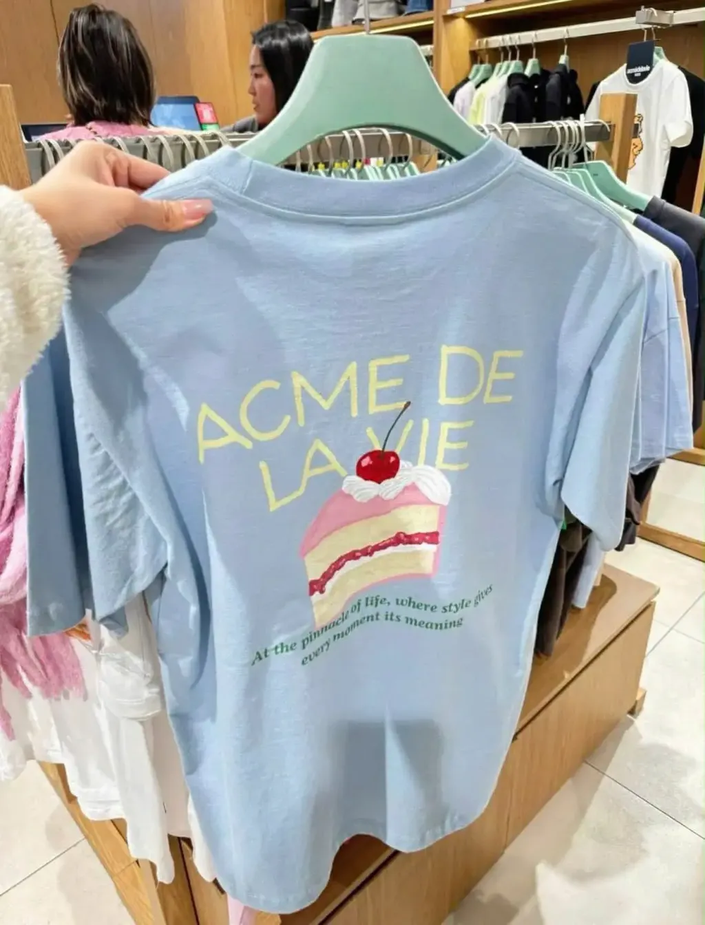 JuzBeauty_JuzBeautyMalaysia_JuzPretty_Authentic_Kbeauty_Malaysia_Skin_Care_Cosmetics_K-beauty_Health_Care_korean_streetwear_ADLV A Piece of Cake Short Sleeve T-Shirt Tee 上衣15