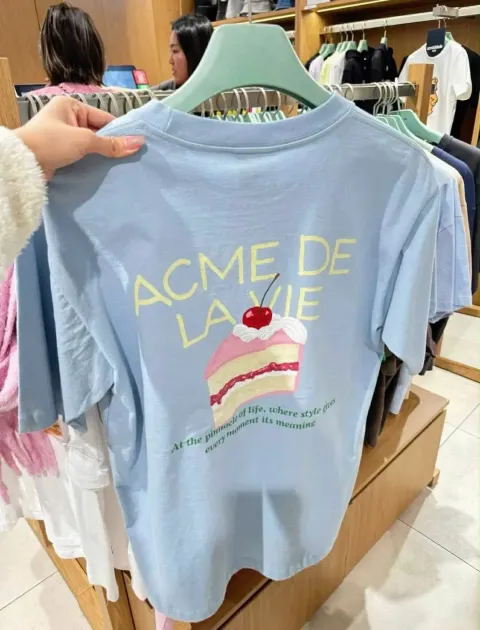 JuzBeauty_JuzBeautyMalaysia_JuzPretty_Authentic_Kbeauty_Malaysia_Skin_Care_Cosmetics_K-beauty_Health_Care_korean_streetwear_ADLV A Piece of Cake Short Sleeve T-Shirt Tee 上衣15
