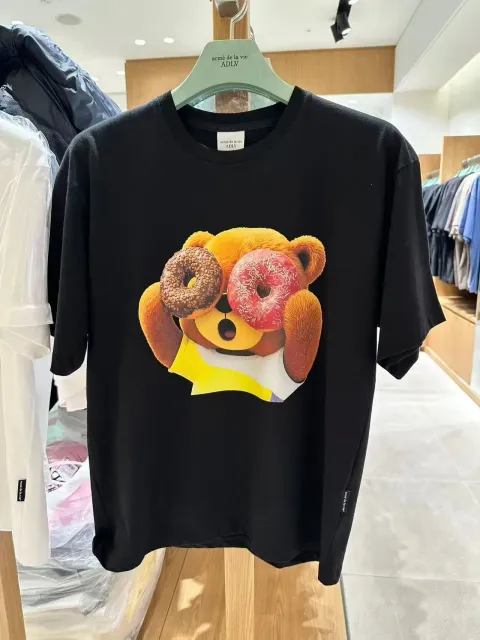 JuzBeauty_JuzBeautyMalaysia_JuzPretty_Authentic_Kbeauty_Malaysia_Skin_Care_Cosmetics_K-beauty_Health_Care_korean_streetwear_ADLV AC Bear Donut Baby Face Short Sleeve T-Shirt Tee 上衣4