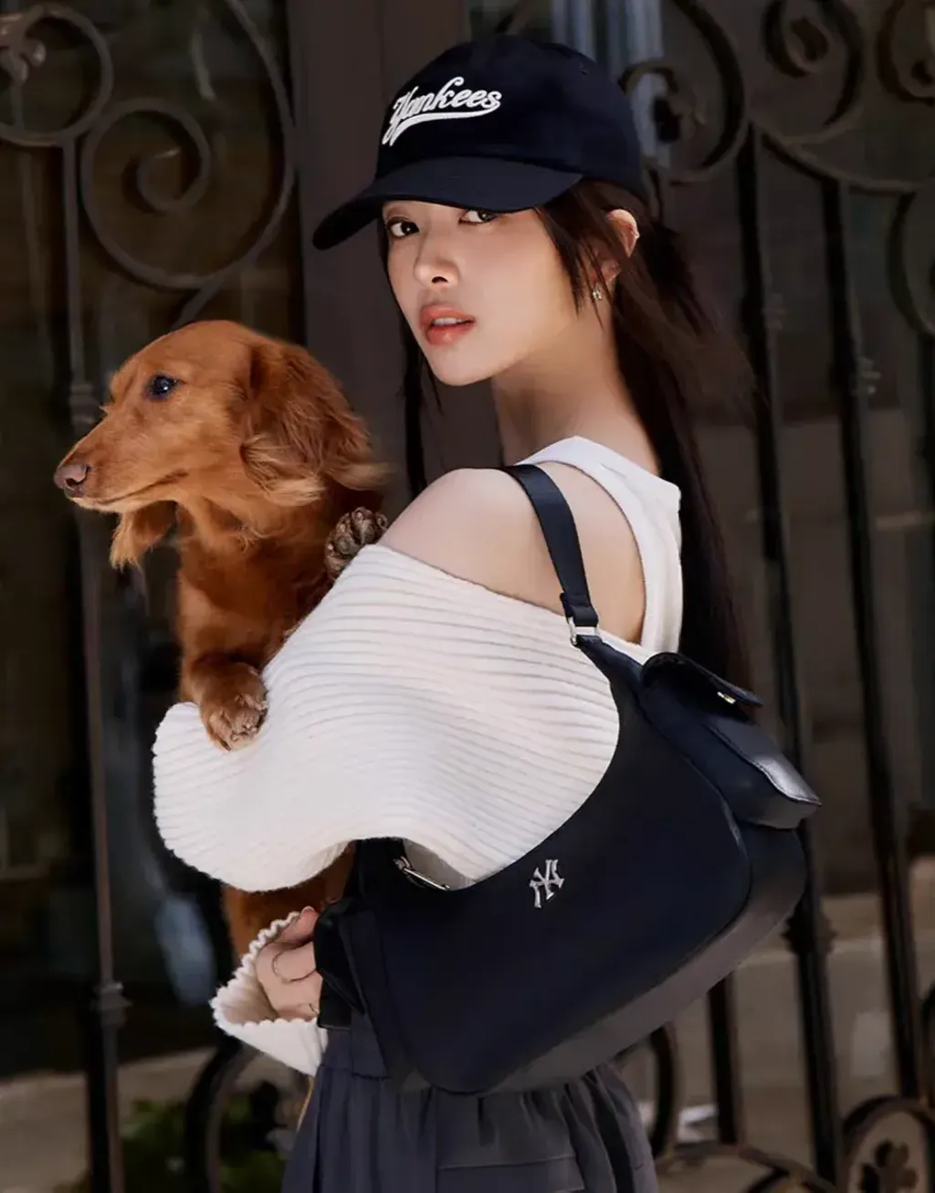 JuzBeauty_JuzBeautyMalaysia_JuzPretty_Authentic_Kbeauty_Malaysia_Skin_Care_Cosmetics_K-beauty_Health_Care_korean_streetwear_MLB 3ABQM044N Cargo Bag 腋下包6