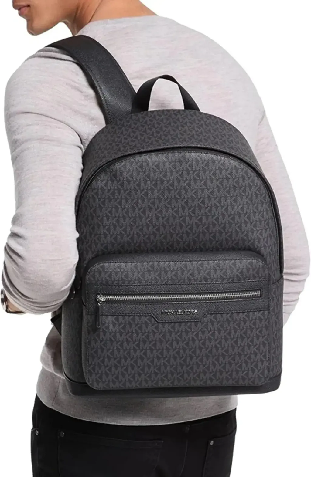 JuzBeauty_JuzBeautyMalaysia_JuzPretty_Authentic_Kbeauty_Malaysia_Skin_Care_Cosmetics_K-beauty_Health_Care_korean_streetwear_MICHAEL KORS 37R5LCOB2B Cooper Leather Signature Logo Backpack 男款背包8