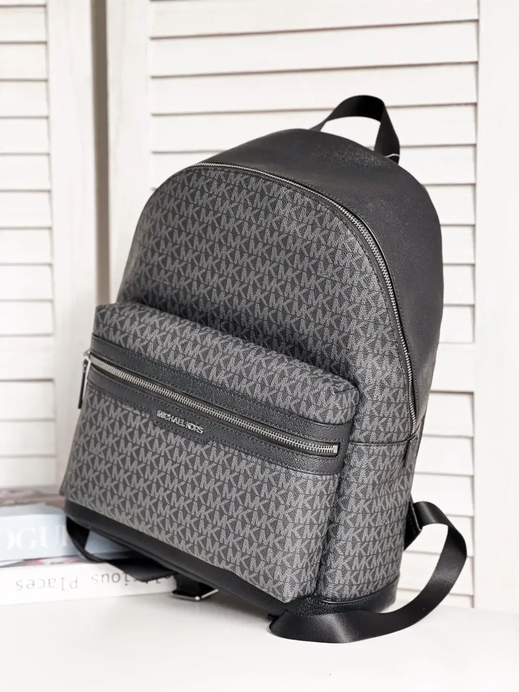 JuzBeauty_JuzBeautyMalaysia_JuzPretty_Authentic_Kbeauty_Malaysia_Skin_Care_Cosmetics_K-beauty_Health_Care_korean_streetwear_MICHAEL KORS 37R5LCOB2B Cooper Leather Signature Logo Backpack 男款背包3