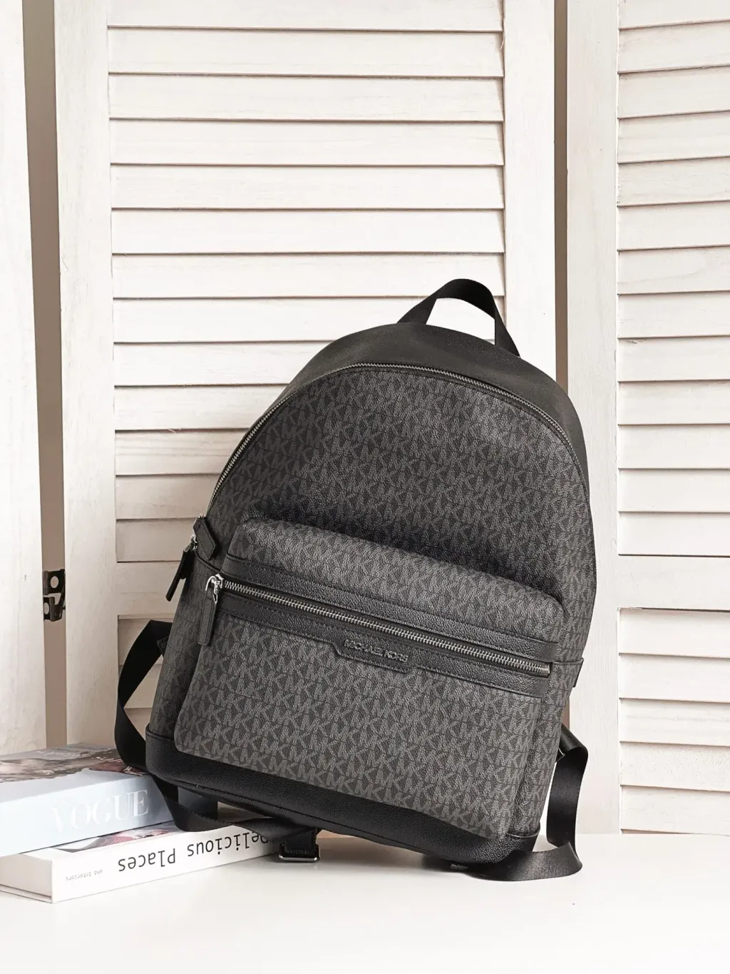 JuzBeauty_JuzBeautyMalaysia_JuzPretty_Authentic_Kbeauty_Malaysia_Skin_Care_Cosmetics_K-beauty_Health_Care_korean_streetwear_MICHAEL KORS 37R5LCOB2B Cooper Leather Signature Logo Backpack 男款背包7