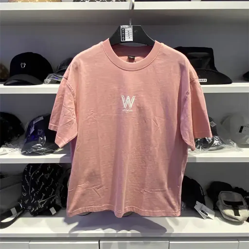 JuzBeauty-JuzBeautyMalaysia-JuzPretty-Authentic-Kbeauty-Malaysia-Skin-Care-Cosmetics-K-beauty-Health-Care-LIFEWORK Unisex Vintage Washed W Logo  Short Sleeve T-Shirt Tee LW262TS114 上衣9