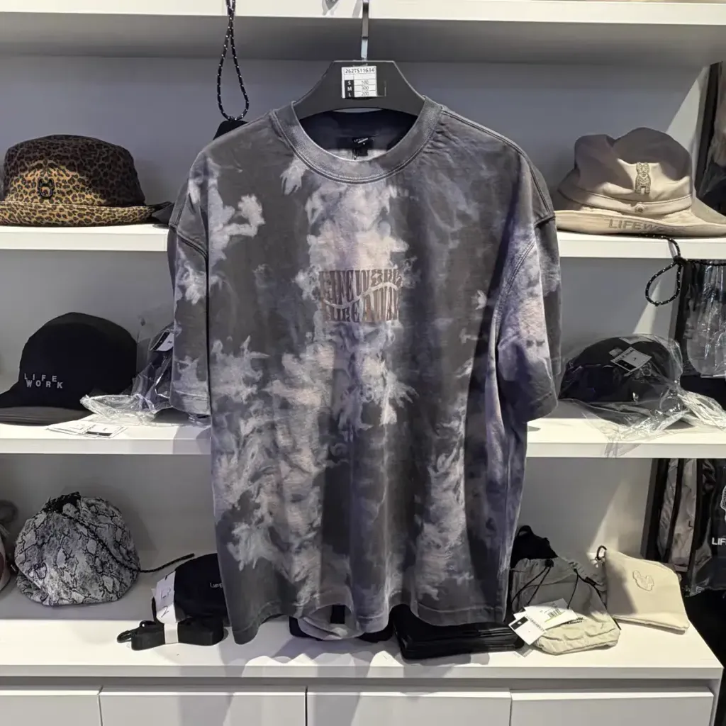 JuzBeauty-JuzBeautyMalaysia-JuzPretty-Authentic-Kbeauty-Malaysia-Skin-Care-Cosmetics-K-beauty-Health-Care-LIFEWORK (Unisex) Hayes Tie-Dye Short Sleeve T-Shirt Tee LW262TS116 上衣14
