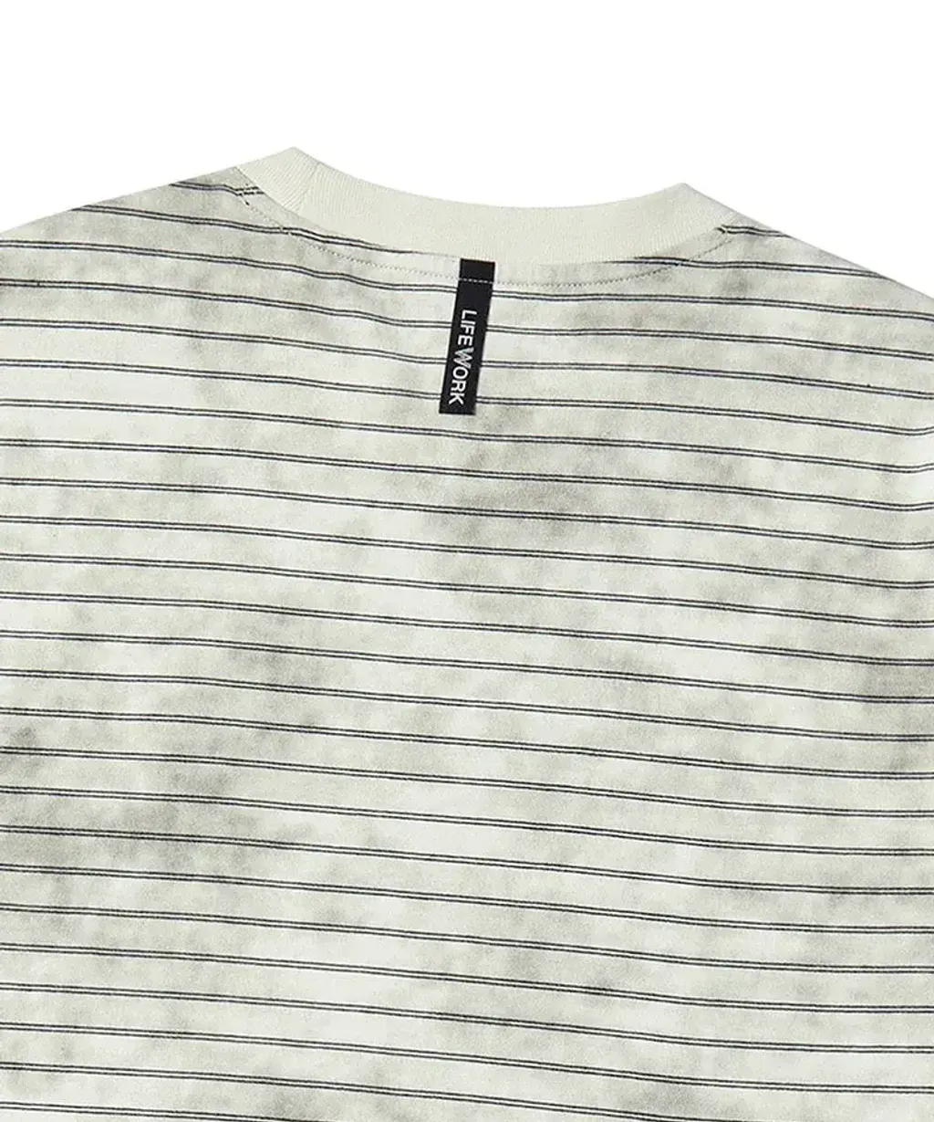 JuzBeauty-JuzBeautyMalaysia-JuzPretty-Authentic-Kbeauty-Malaysia-Skin-Care-Cosmetics-K-beauty-Health-Care-LIFEWORK Vintage Hayes Striped Short Sleeve T-Shirt Tee LW262TS408 上衣1