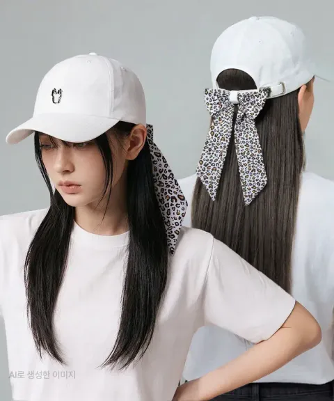 JuzBeauty-JuzBeautyMalaysia-JuzPretty-Authentic-Kbeauty-Malaysia-Skin-Care-Cosmetics-K-beauty-Health-Care-LIFEWORK Leopard Print Ribbon Radog Ball Cap LW265CP731 帽2
