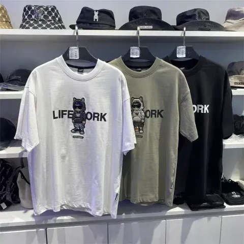 JuzBeauty-JuzBeautyMalaysia-JuzPretty-Authentic-Kbeauty-Malaysia-Skin-Care-Cosmetics-K-beauty-Health-Care-LIFEWORK Street Hip Dog Applique Short Sleeve T-shirt Tee LW262TS104 上衣14
