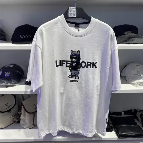 JuzBeauty-JuzBeautyMalaysia-JuzPretty-Authentic-Kbeauty-Malaysia-Skin-Care-Cosmetics-K-beauty-Health-Care-LIFEWORK Street Hip Dog Applique Short Sleeve T-shirt Tee LW262TS104 上衣16