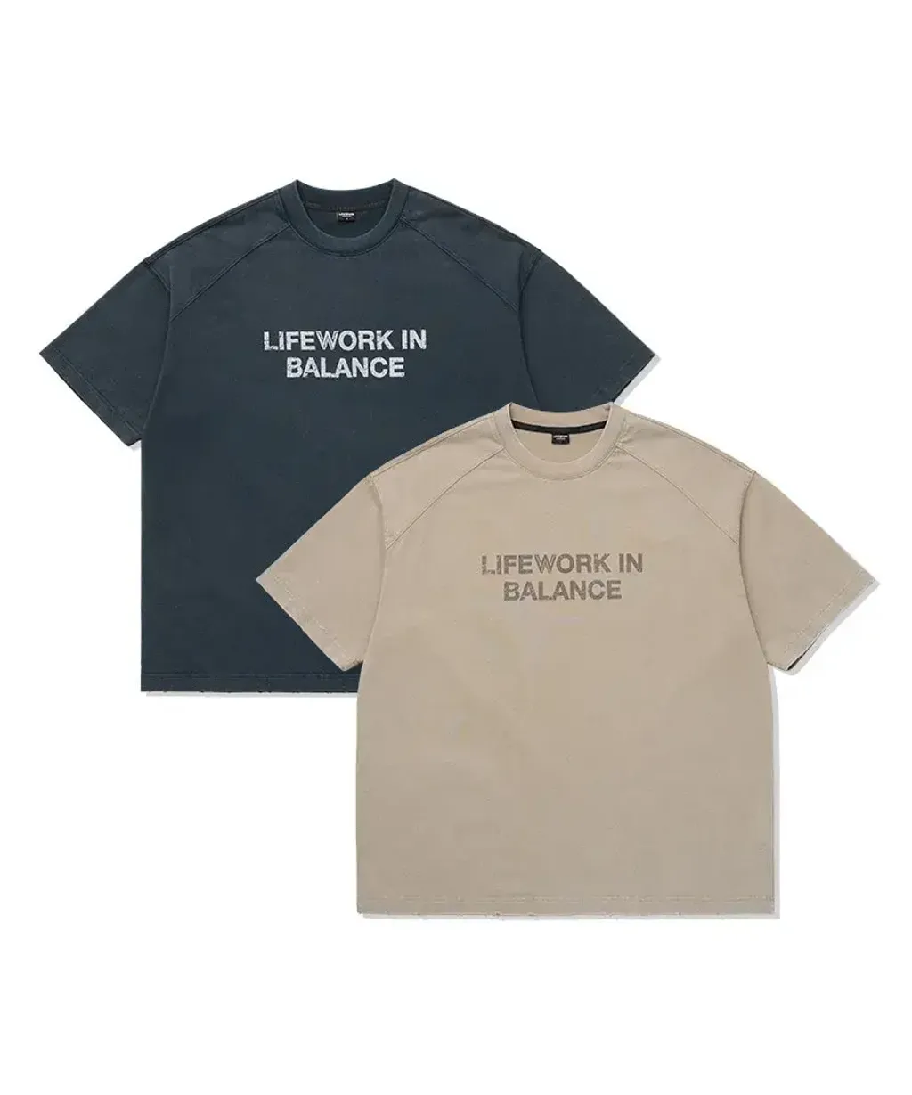 JuzBeauty-JuzBeautyMalaysia-JuzPretty-Authentic-Kbeauty-Malaysia-Skin-Care-Cosmetics-K-beauty-Health-Care-LIFEWORK Vintage Balance Print Short Sleeve T-shirt Tee LW262TS423 上衣5