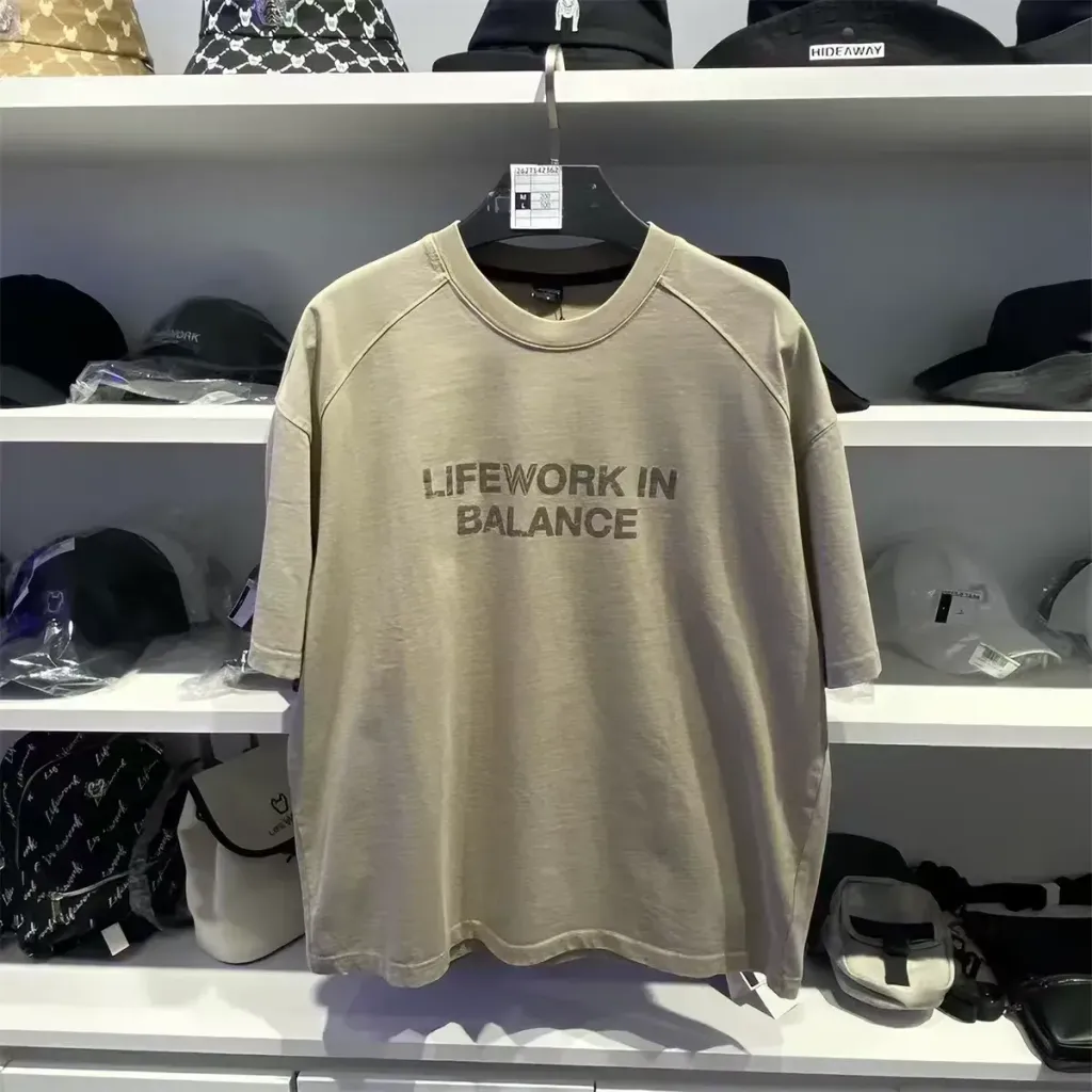 JuzBeauty-JuzBeautyMalaysia-JuzPretty-Authentic-Kbeauty-Malaysia-Skin-Care-Cosmetics-K-beauty-Health-Care-LIFEWORK Vintage Balance Print Short Sleeve T-shirt Tee LW262TS423 上衣1