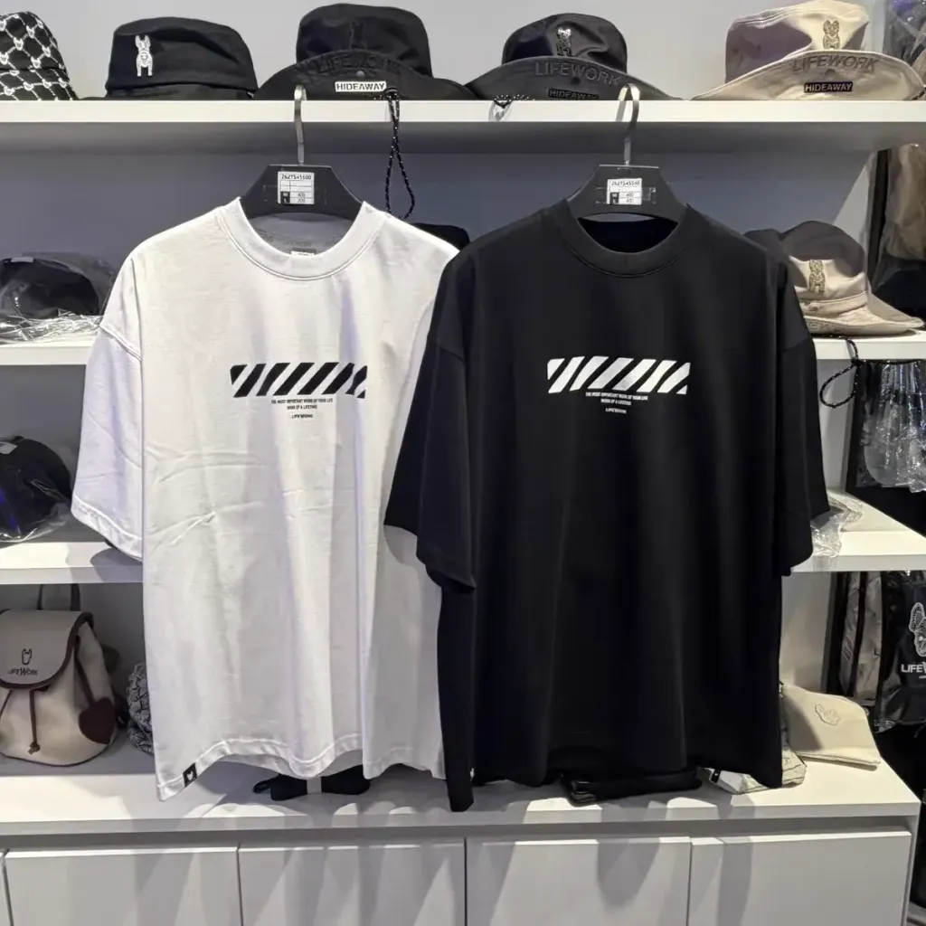 JuzBeauty-JuzBeautyMalaysia-JuzPretty-Authentic-Kbeauty-Malaysia-Skin-Care-Cosmetics-K-beauty-Health-Care-LIFEWORK Standard Block Hipdog Short Sleeve T-shirt Tee LW262TS455 上衣16