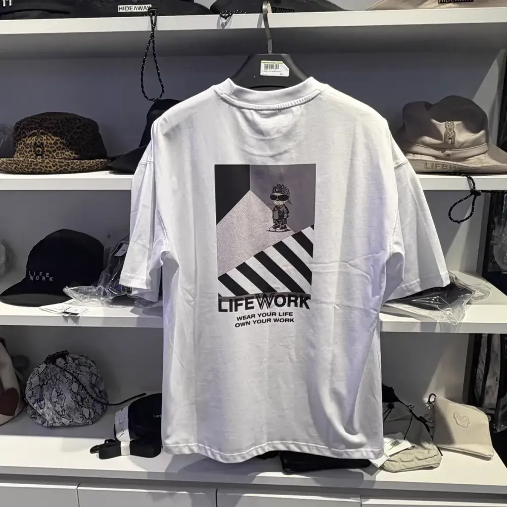 JuzBeauty-JuzBeautyMalaysia-JuzPretty-Authentic-Kbeauty-Malaysia-Skin-Care-Cosmetics-K-beauty-Health-Care-LIFEWORK Standard Block Hipdog Short Sleeve T-shirt Tee LW262TS455 上衣14