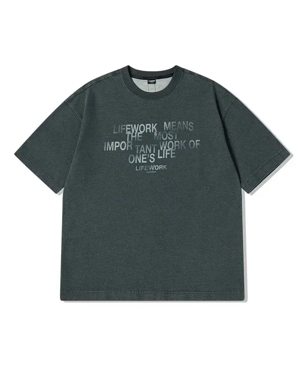 JuzBeauty-JuzBeautyMalaysia-JuzPretty-Authentic-Kbeauty-Malaysia-Skin-Care-Cosmetics-K-beauty-Health-Care-LIFEWORK Vintage Gradient Logo Short Sleeve T-shirt Tee LW262TS407 上衣3