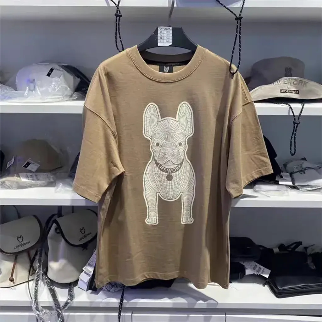 JuzBeauty-JuzBeautyMalaysia-JuzPretty-Authentic-Kbeauty-Malaysia-Skin-Care-Cosmetics-K-beauty-Health-Care-LIFEWORK (Unisex) New Radog Printed Short Sleeve T-shirt Tee LW265TS982 上衣28