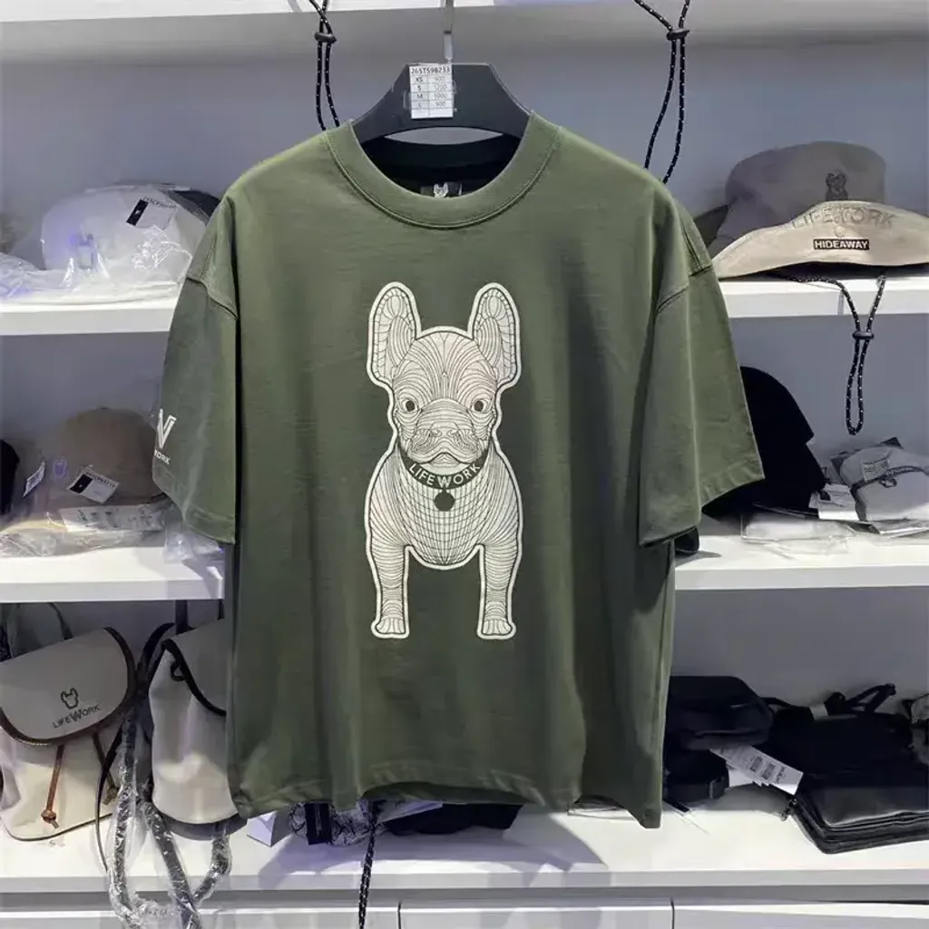 JuzBeauty-JuzBeautyMalaysia-JuzPretty-Authentic-Kbeauty-Malaysia-Skin-Care-Cosmetics-K-beauty-Health-Care-LIFEWORK (Unisex) New Radog Printed Short Sleeve T-shirt Tee LW265TS982 上衣27