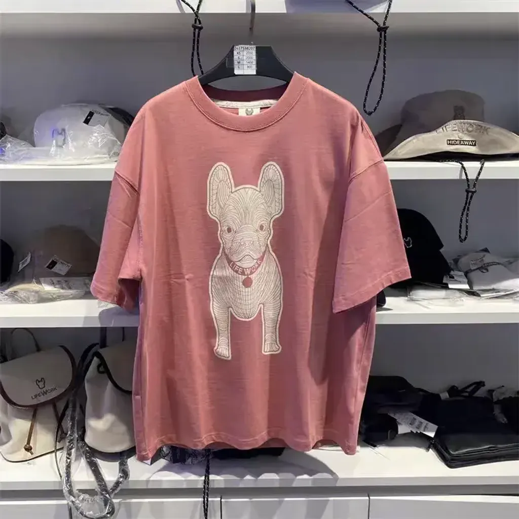 JuzBeauty-JuzBeautyMalaysia-JuzPretty-Authentic-Kbeauty-Malaysia-Skin-Care-Cosmetics-K-beauty-Health-Care-LIFEWORK (Unisex) New Radog Printed Short Sleeve T-shirt Tee LW265TS982 上衣31