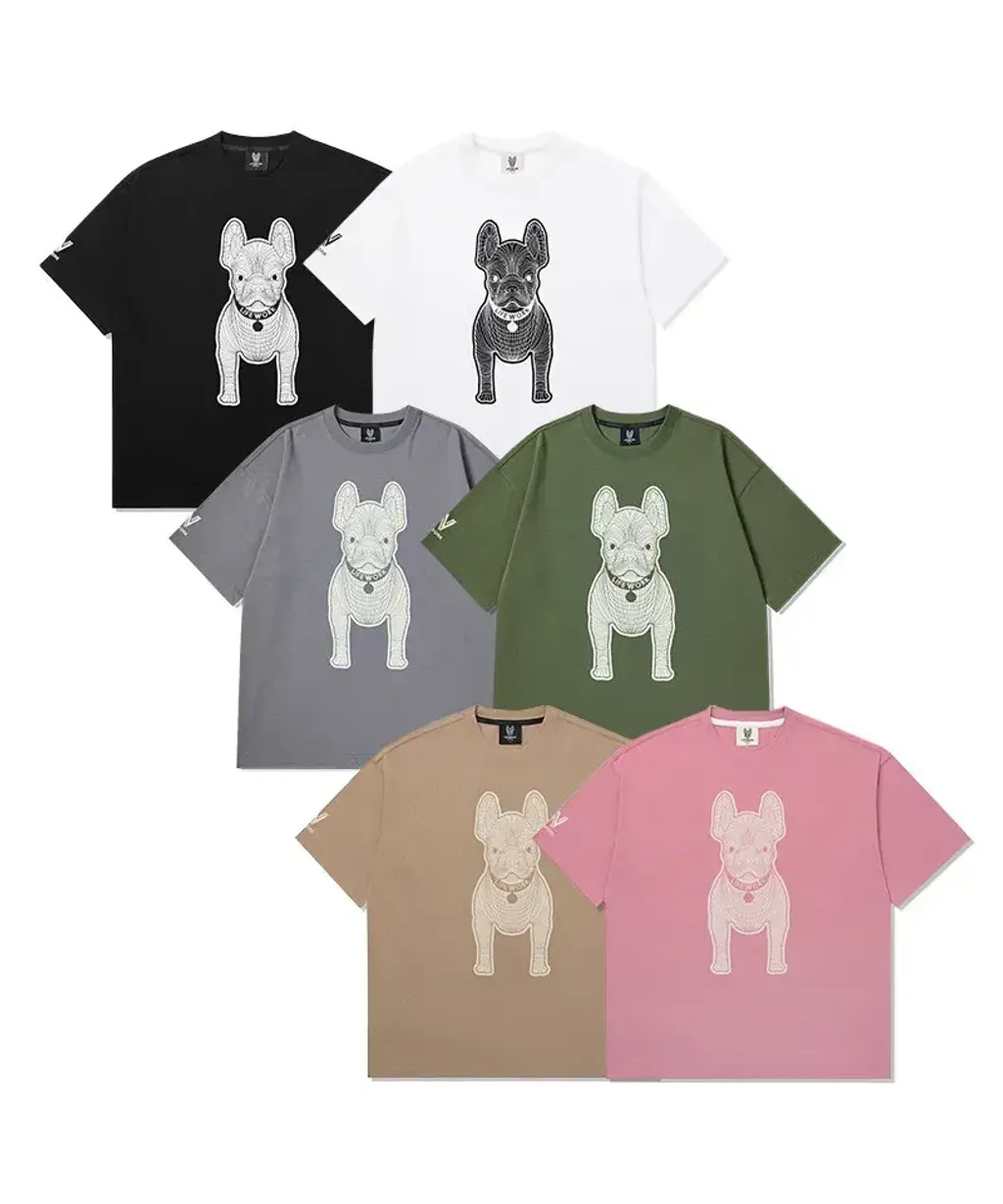 JuzBeauty-JuzBeautyMalaysia-JuzPretty-Authentic-Kbeauty-Malaysia-Skin-Care-Cosmetics-K-beauty-Health-Care-LIFEWORK (Unisex) New Radog Printed Short Sleeve T-shirt Tee LW265TS982 上衣1