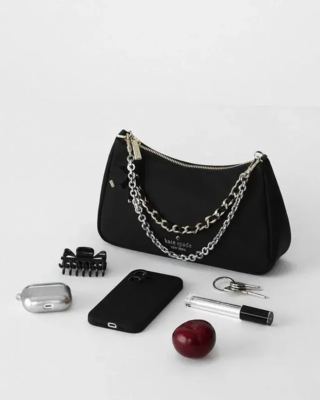 JuzBeauty_JuzBeautyMalaysia_JuzPretty_Authentic_Kbeauty_Malaysia_Skin_Care_Cosmetics_K-beauty_Health_Care_korean_streetwear_KATE SPADE KN256 Margot Nylon Convertible Crossbody Bag in Black 单肩包7.jpg