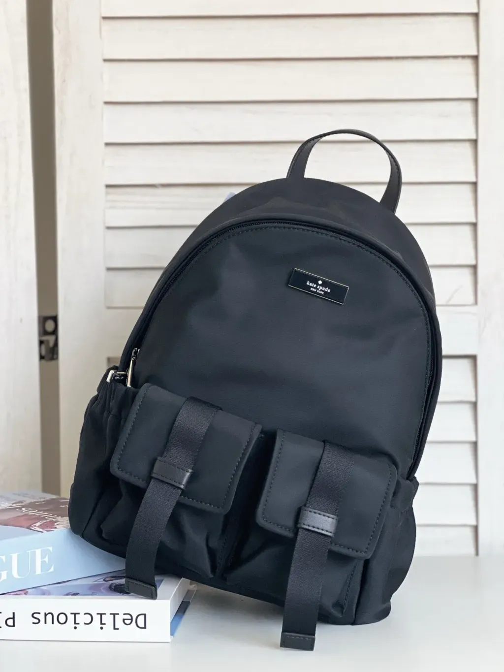 JuzBeauty_JuzBeautyMalaysia_JuzPretty_Authentic_Kbeauty_Malaysia_Skin_Care_Cosmetics_K-beauty_Health_Care_korean_streetwear_KATE SPADE KN671 Carter Nylon Cargo Backpack In Black 背包5.jpg