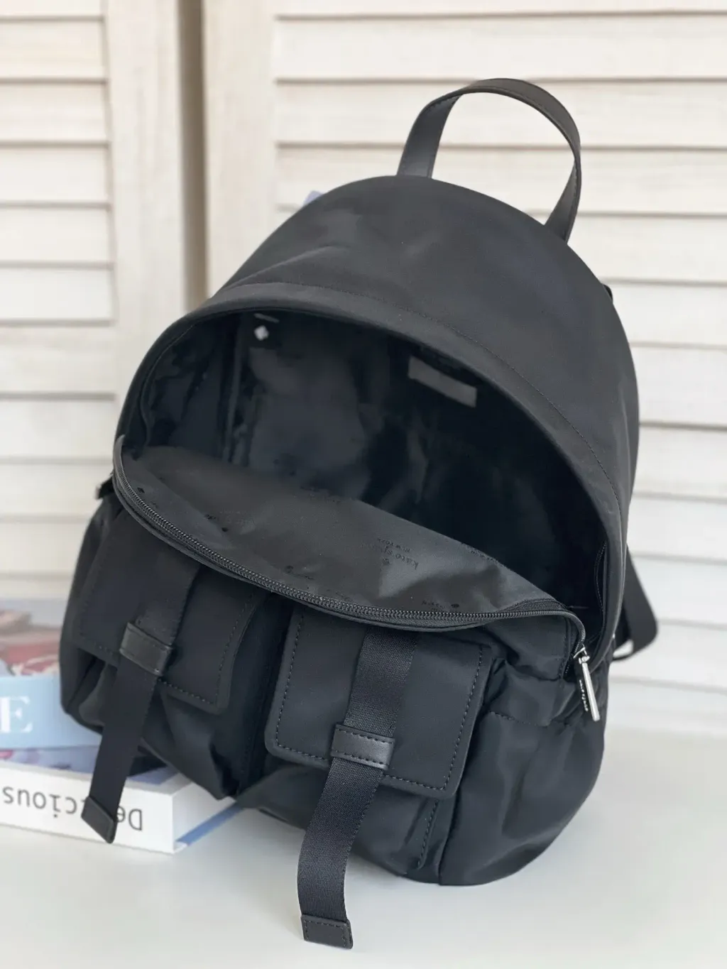 JuzBeauty_JuzBeautyMalaysia_JuzPretty_Authentic_Kbeauty_Malaysia_Skin_Care_Cosmetics_K-beauty_Health_Care_korean_streetwear_KATE SPADE KN671 Carter Nylon Cargo Backpack In Black 背包7.jpg