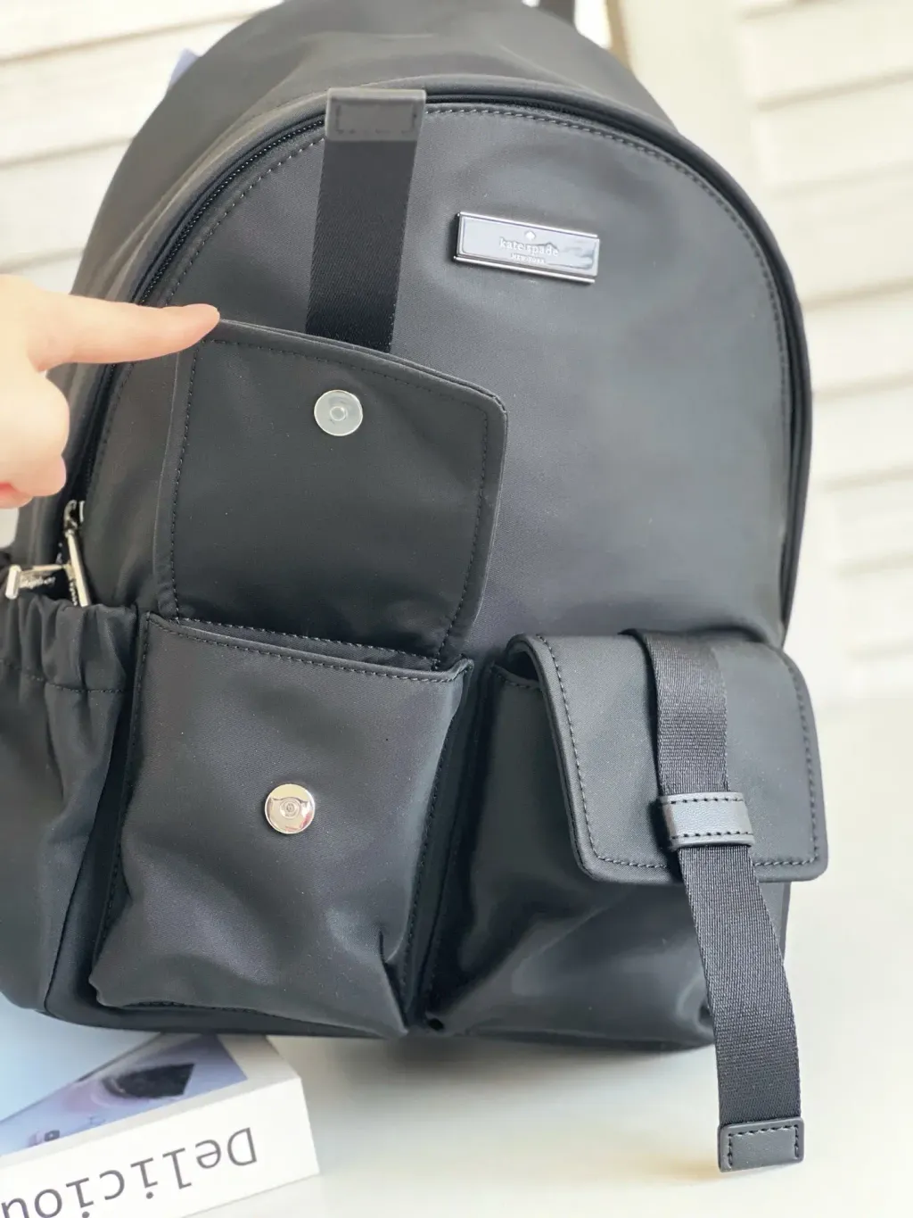 JuzBeauty_JuzBeautyMalaysia_JuzPretty_Authentic_Kbeauty_Malaysia_Skin_Care_Cosmetics_K-beauty_Health_Care_korean_streetwear_KATE SPADE KN671 Carter Nylon Cargo Backpack In Black 背包8.jpg