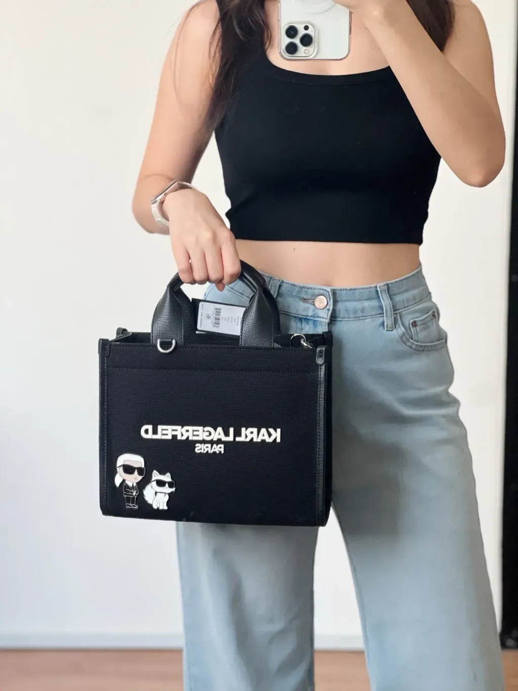 JuzBeauty_JuzBeautyMalaysia_JuzPretty_Authentic_Kbeauty_Malaysia_Skin_Care_Cosmetics_K-beauty_Health_Care_korean_streetwear_KARL LAGERFELD L6ADH3EP Kristina Small Crossbody Canvas 斜挎包3.jpg