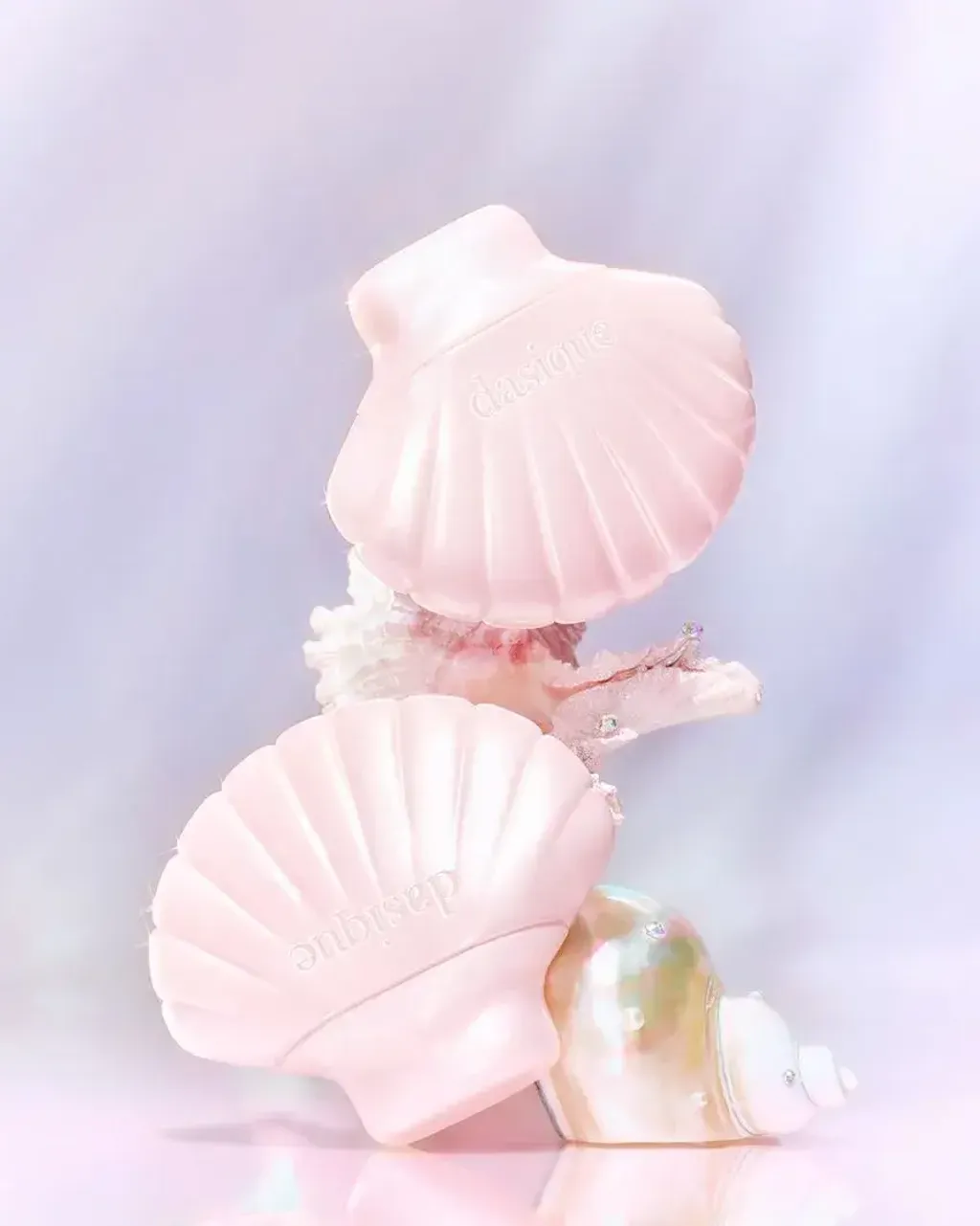 JuzBeauty_JuzBeautyMalaysia_JuzPretty_Authentic_Kbeauty_Malaysia_Skin_Care_Cosmetics_K-beauty_Health_Care_korean_streetwear_DASIQUE Glowy Shell Base Mermaid Edition 人鱼公主光泽贝壳妆前乳3